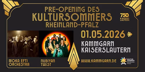 Pre-Opening Kultursommer RLP: MOKA EFTI ORCHESTRA & NUBIYAN TWIST - Die goldenen 20er - K'Lautern