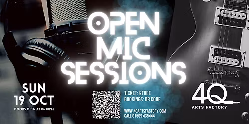Studio Open Mic Sessions @ 4Q Arts Factory, Loughborough