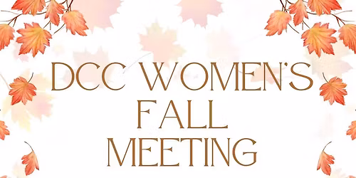 Women's Fall Member Meeting