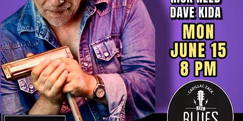 RJ MISCHO & HIS BLUES ALLSTARS - INCREDIBLE HARP & GUITAR - in Tarzana!