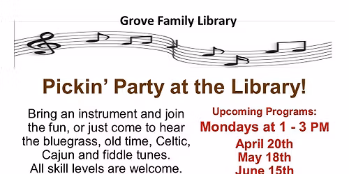 Pickin' Party at the Library