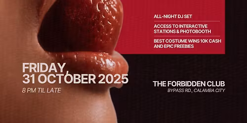 THE 7 DEADLY SINS HALLOWEEN PARTY 2025