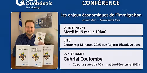 CONF\u00c9RENCE - Parti Qu\u00e9b\u00e9cois de Jean-Lesage
