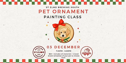 Paint Your Pet: Ornament Edition