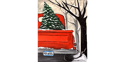 Trucking the Christmas Tree Home - Paint and Sip in Houston | Classpop!\u2122