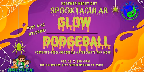 Spooky Glow Dodgeball Parents Night Out