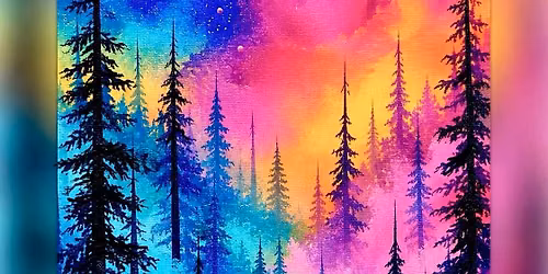 \ud83c\udf19 Moonlit Mist: A Midnight Moose Paint Night!