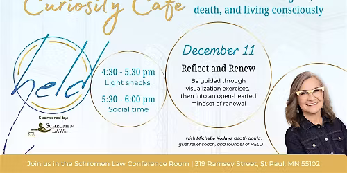 Curiosity Cafe: Reflect and Renew