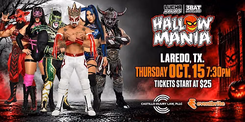Lucha Libre AAA at Lucha Maniaks: \u201cHALLOWMANIA\u201d at Hal's Restaurant & Bar