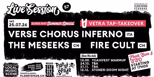 Live Session: RAGING NATHANS & VERSE CHORUS INFERNO