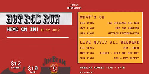 Hot Rod Weekend at Hotel Brunswick