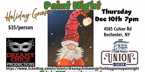Holiday Gnome Paint Night!