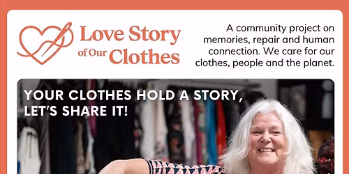 Love Story of our Clothes mending workshop (free of charge in various locations around Helsinki))