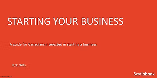 Starting Your Business