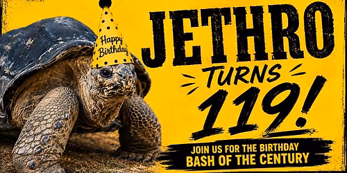 Jethro is turning 119 - LET'S SHELL-ABRATE!!