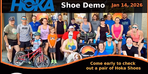 Hoka Shoe Demo at Wednesday Night Runs
