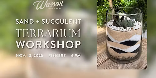Sand + Succulent Terrarium Workshop