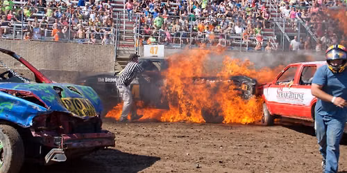 Branch Co Fair- Demolition Derby and also this year Bump and Run Racing "All in One Night" 