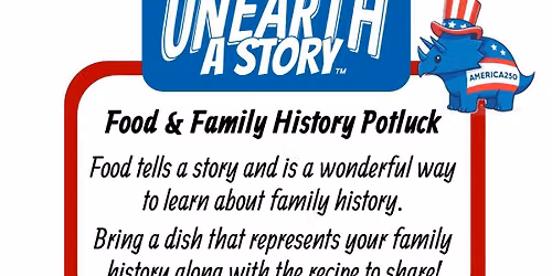 Food and Family History Potluck