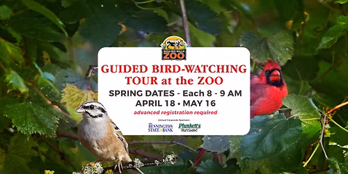 Guided Bird-Watching Tour at the Zoo