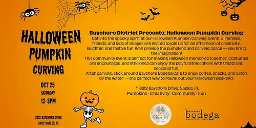 Bayshore District Presents: Halloween Pumpkin Carving