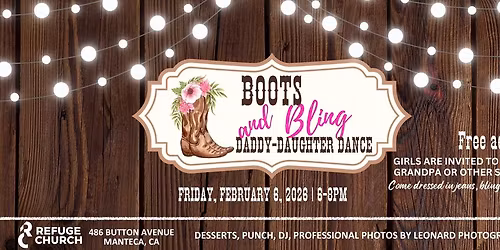 BOOTS & BLING Daddy & Daughter Dance - Manteca - Free Admission