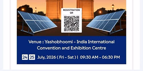 New Delhi Global Solar Expo-2026