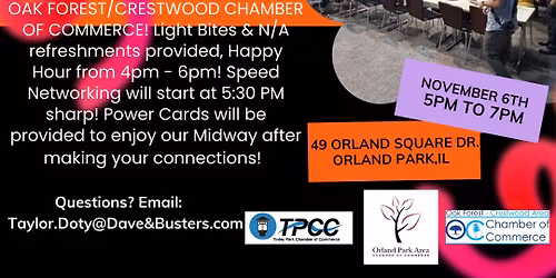 Multi-Chamber Speed Networking at Dave & Buster's