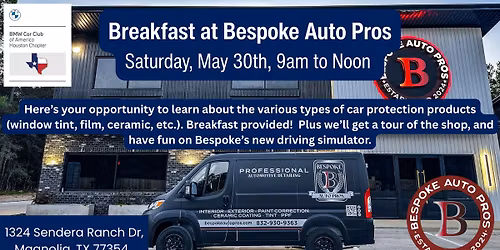 Breakfast at Bespoke Auto Pros