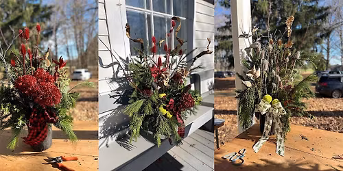 Make-Your-Own Holiday Decoration at the Sparta Quaker Meeting House.