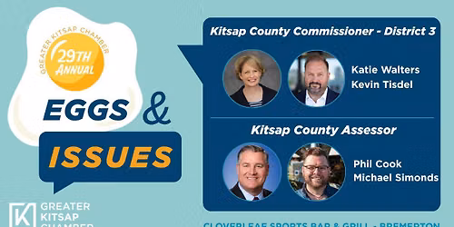 Eggs & Issues: Kitsap County Commissioner (District 3) & Kitsap County Assessor