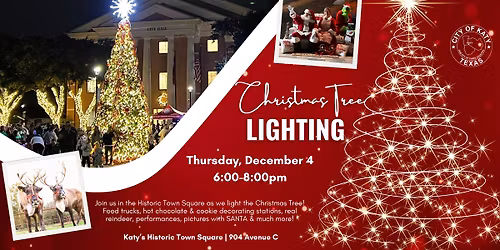 Annual City of Katy Christmas Tree Lighting