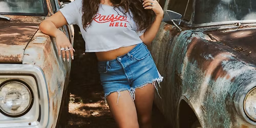 Josie Sal at the Punta Gorda Tree Lighting 