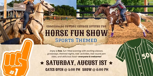 Horse Fun Show | Sports Themed \ud83c\udfc8\u26bd\ufe0f