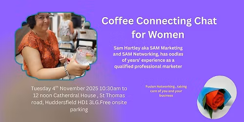 Coffee Connecting Chat - For Ladies with Sam Hartley (**NEW VENUE)