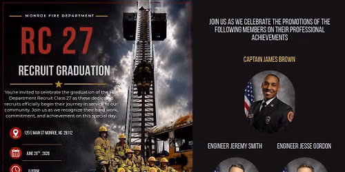 Recruit Class 27 Graduation