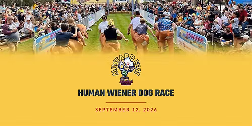 Human Wiener Dog Race