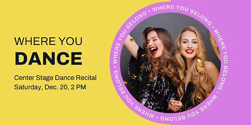 Center Stage Dance Recital