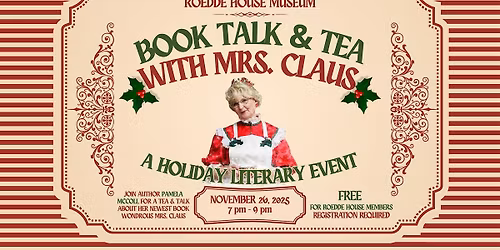 Book Talk & Tea with Mrs. Claus: A Holiday Literary Event
