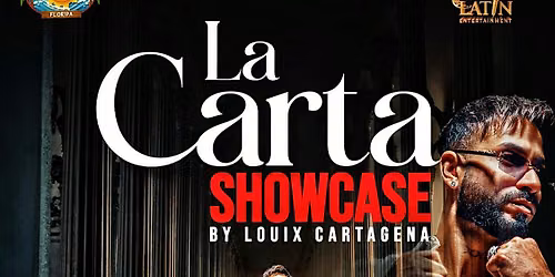 "La Carta Showcase" performing live Louix Cartagena