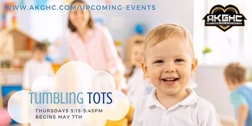 Tumbling Tots Session (5-Weeks) Starts