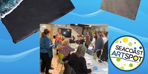 Resin Art Workshop: Slate Charcuterie Board! $75