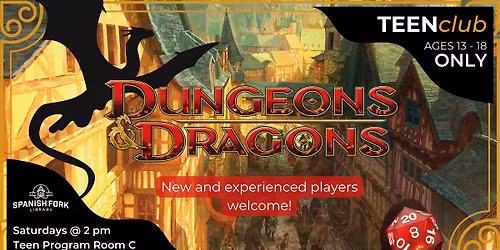 Teen Dungeons & Dragons Club