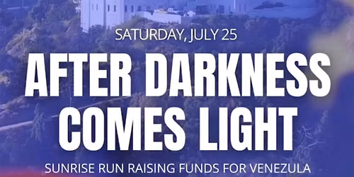 After Darkness Comes Light: Fundraiser Run