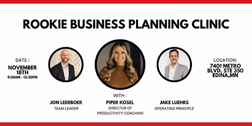 Rookie Business Planning Clinic