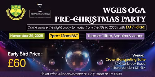 WGHS OGA PRE-CHRISTMAS PARTY