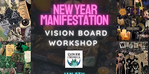 New Year Manifestation Vision Board Workshop