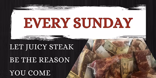 Every Sunday Meat Raffle Downtown Cahoots Bar!~