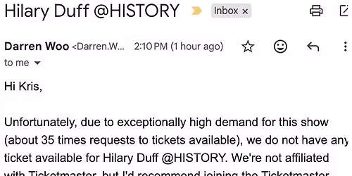 Hilary Duff at Ameris Bank Amphitheatre