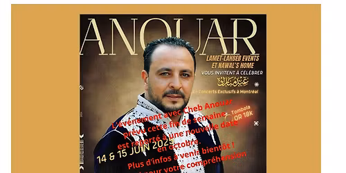 CONCERT AVEC CHEB ANOUAR